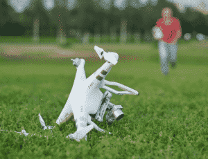 Caída de un drone por motivos "inexplicables"